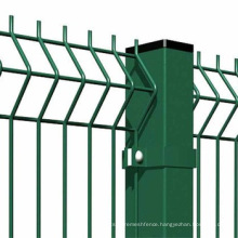 4.8/5mm x 200x50mm Powder Coated 3D Welded Wire Fence Panel in European style Metal fence